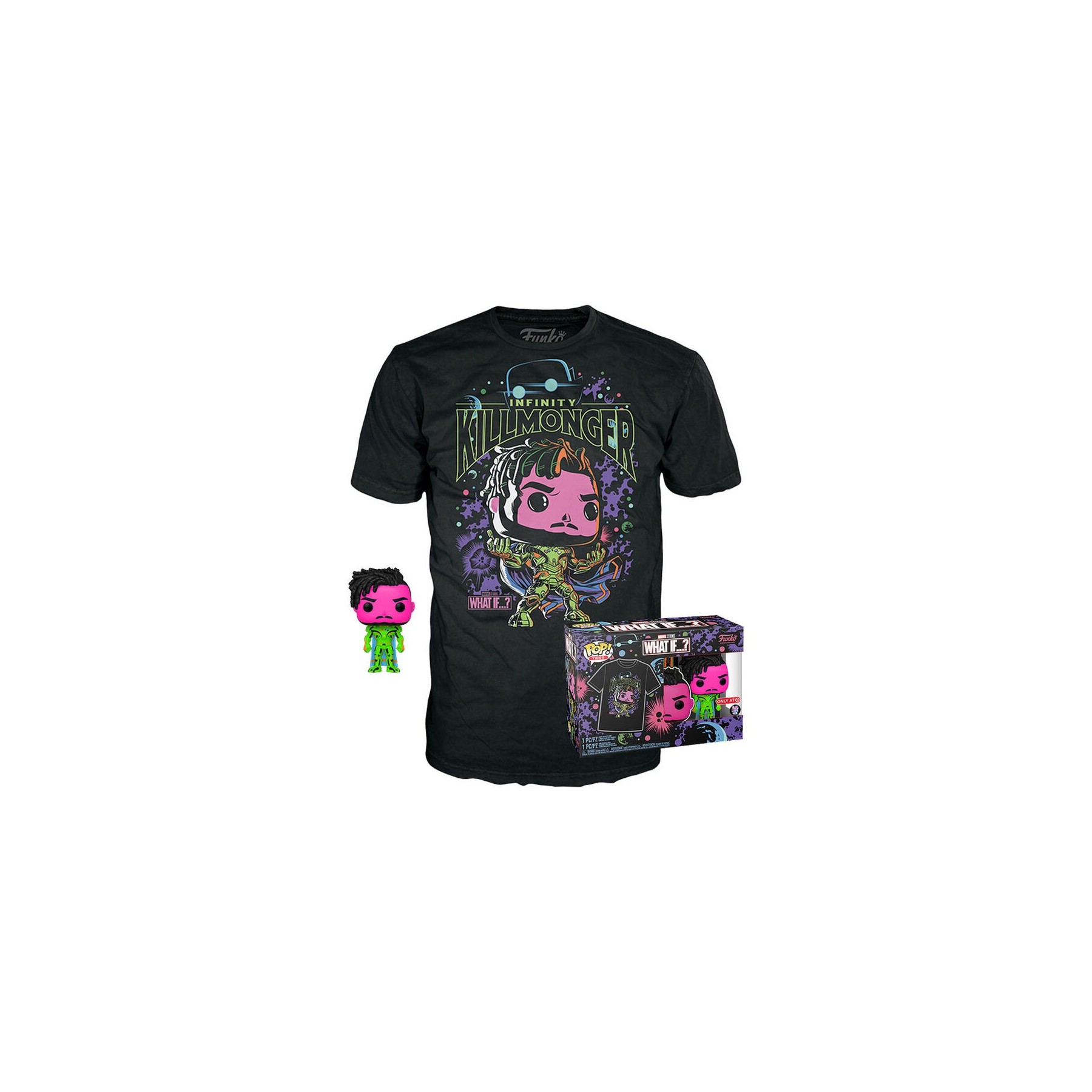 Set figura POP & Tee Marvel What if Killmonger