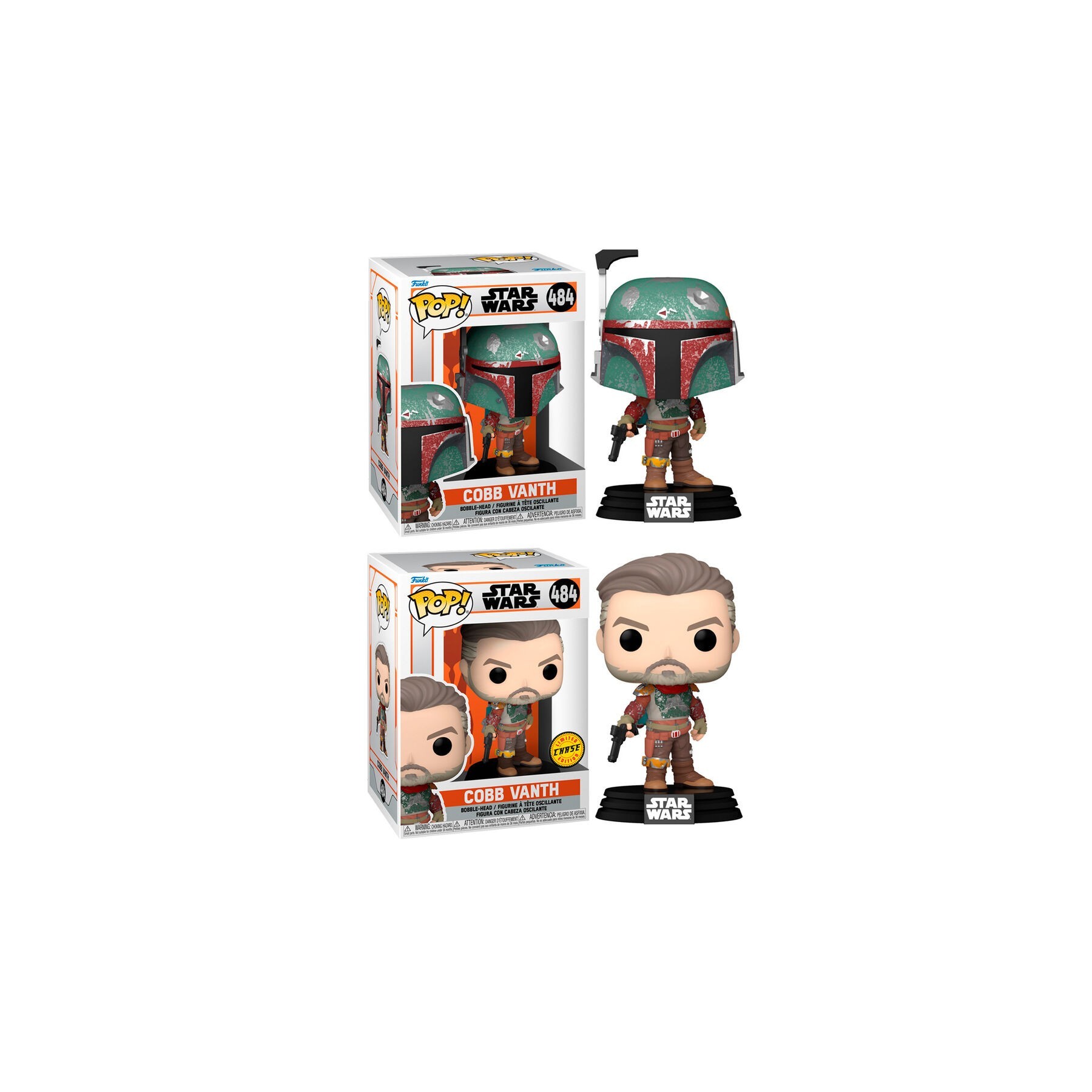 Figura POP Star Wars Mandalorian Marshal Cobb Vanth 5 + 1 Chase