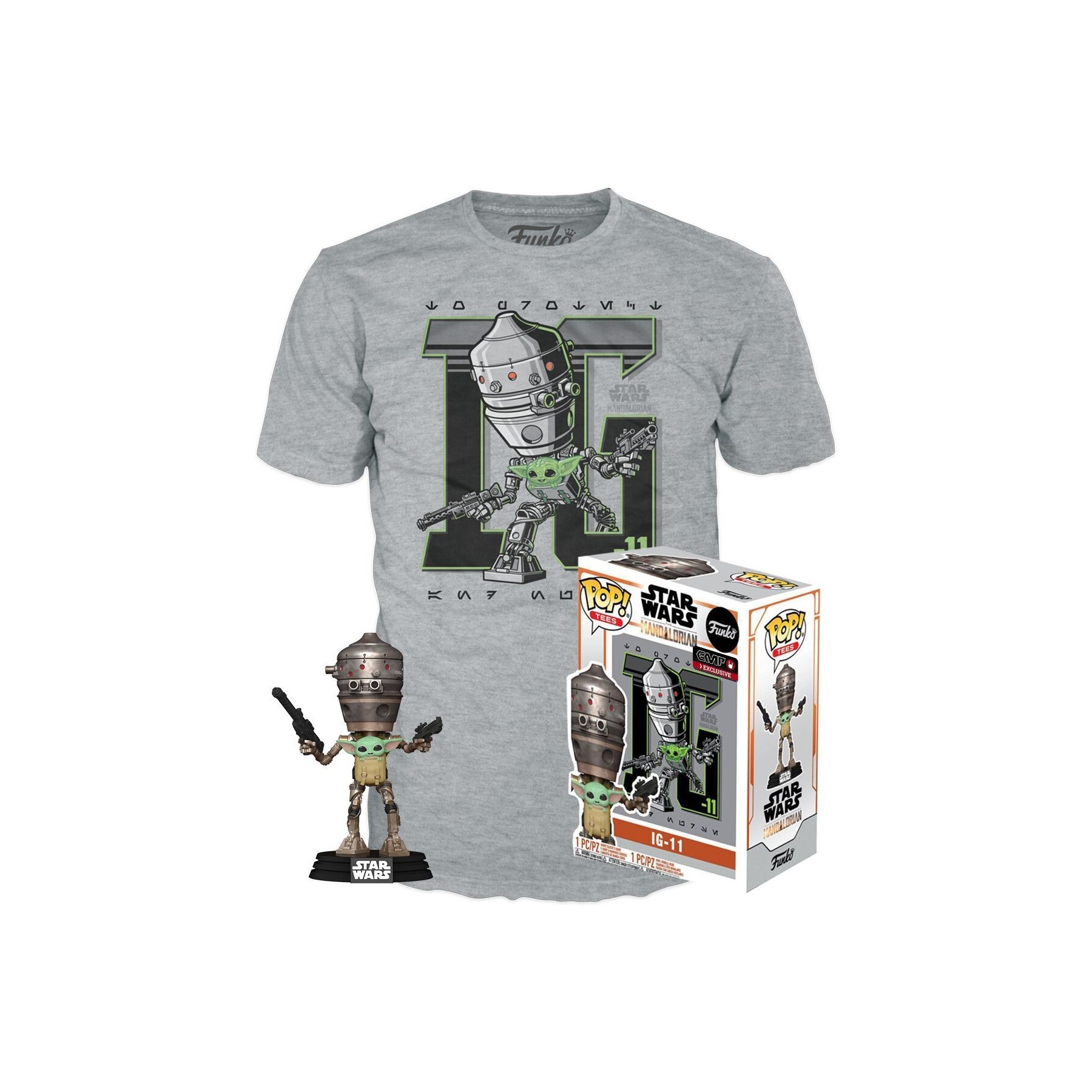 Set figura POP & Tee Star Wars IG-11 With the Child Exclusive