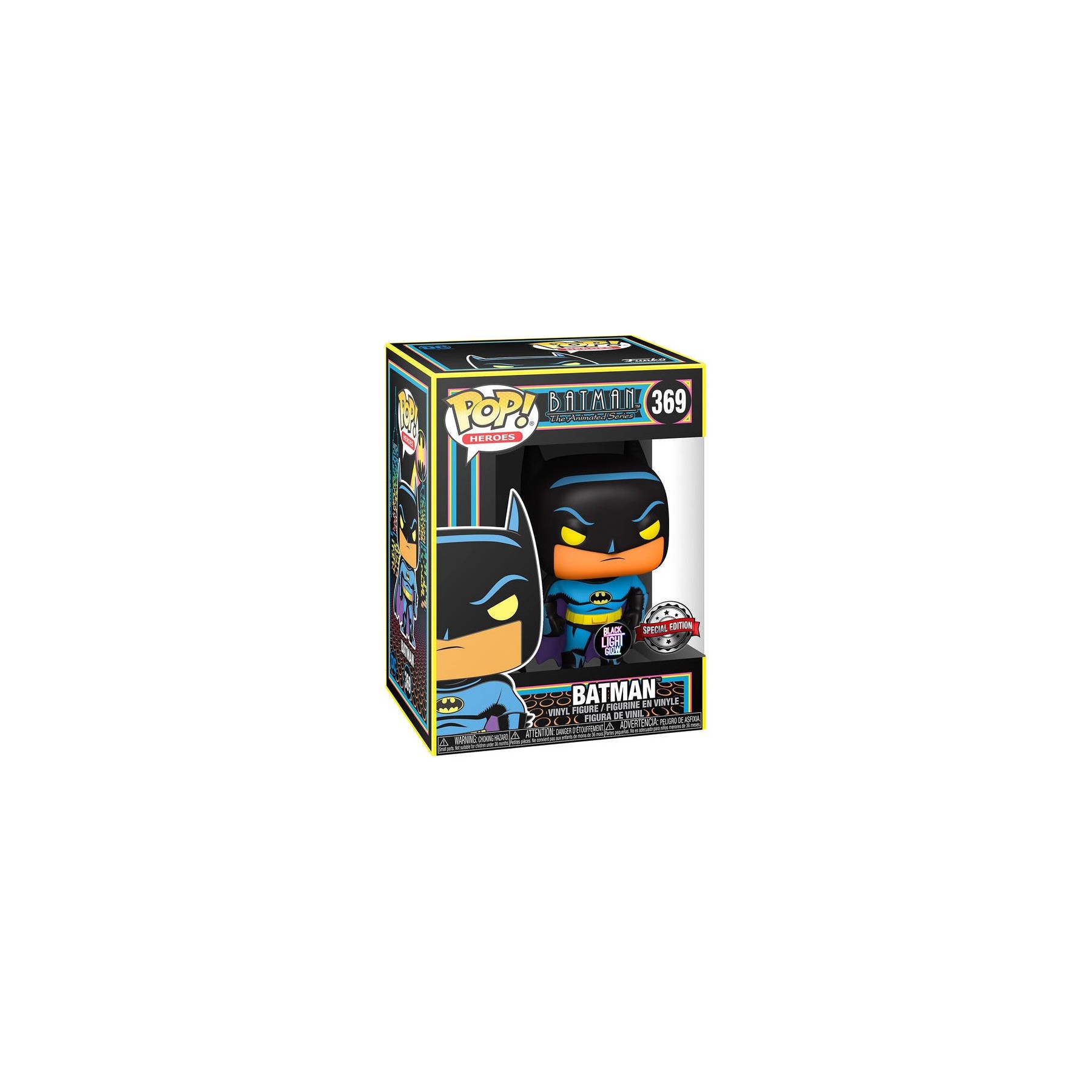 Figura POP DC Comics Batman Black Light Exclusive