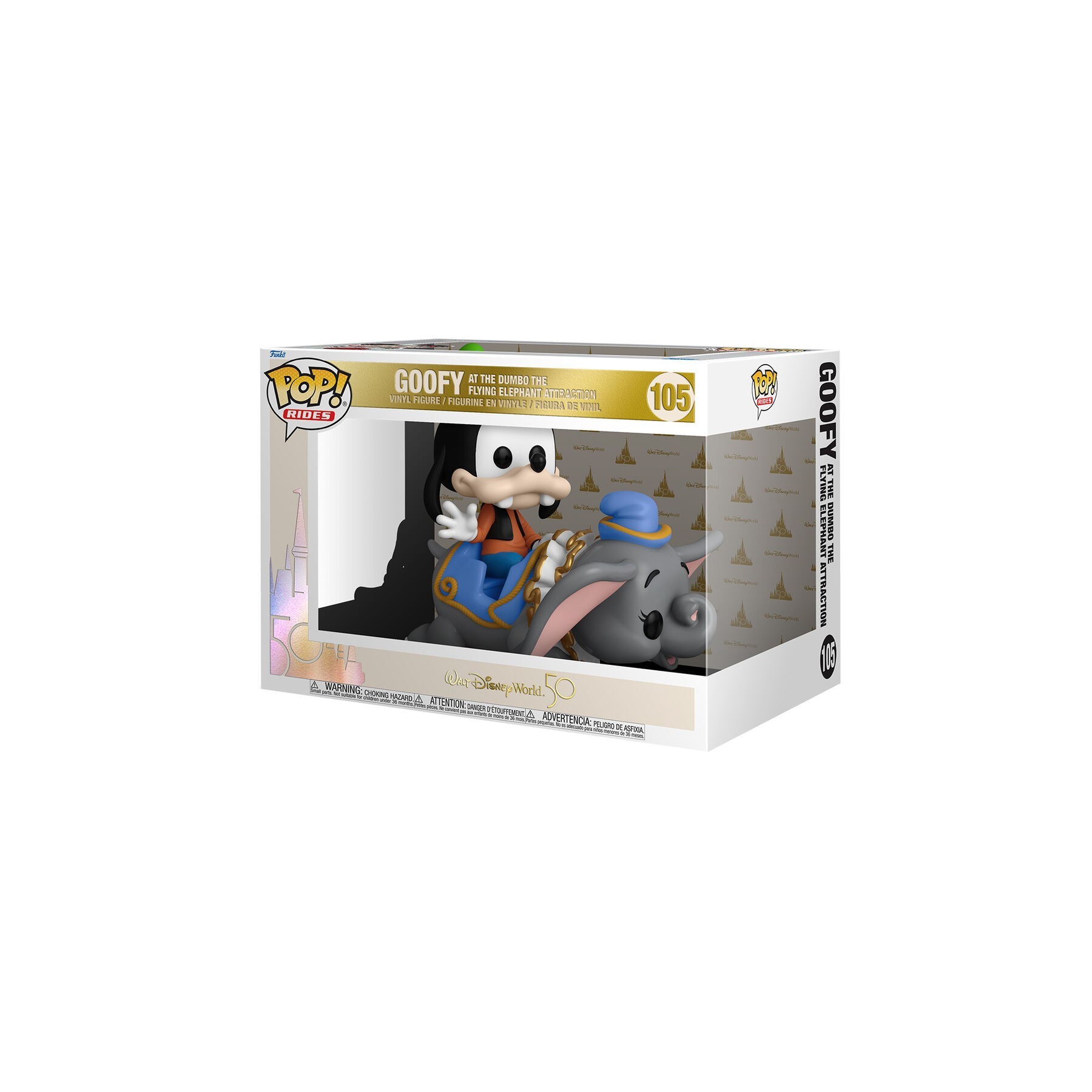 Figura POP Disney World 50th Goofy At the Dumbo the Flying Elephant Attraction