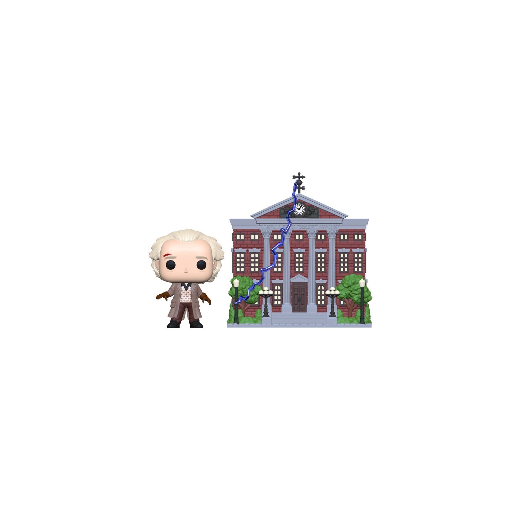 Figura POP Back To The Future Doc with Clock Tower