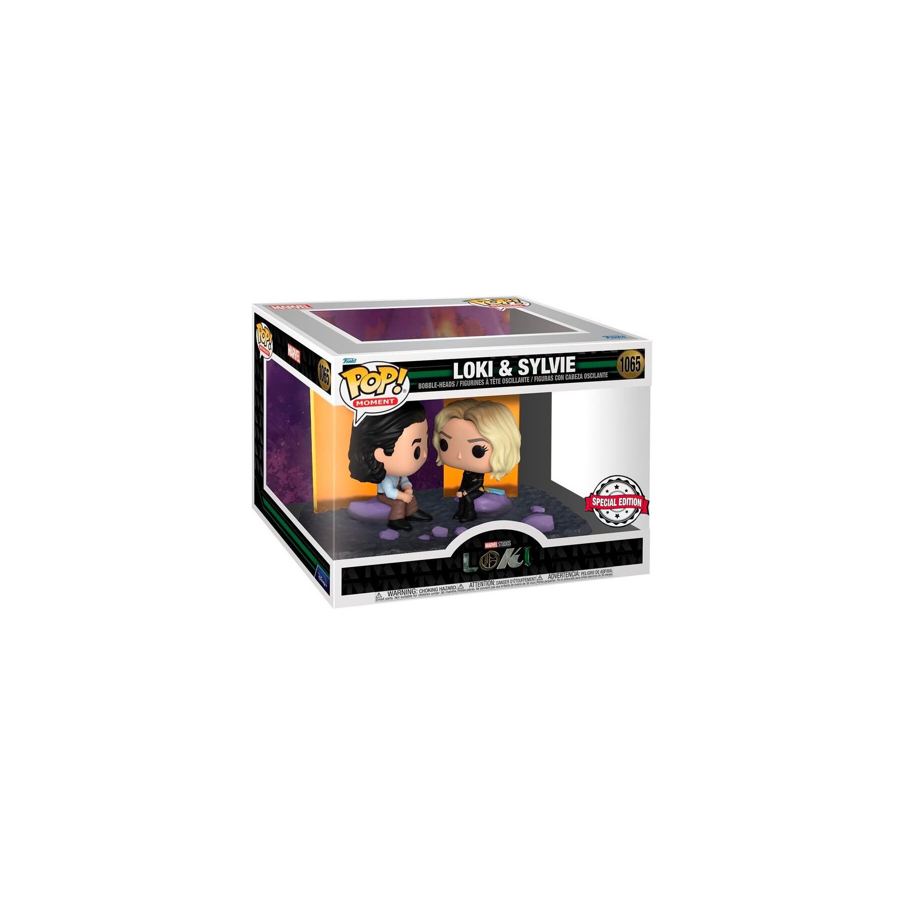 Figura POP Moment Marvel Loki - Loki and Sylvie Exclusive
