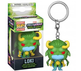 Llavero Pocket POP Marvel Monster Hunters Loki
