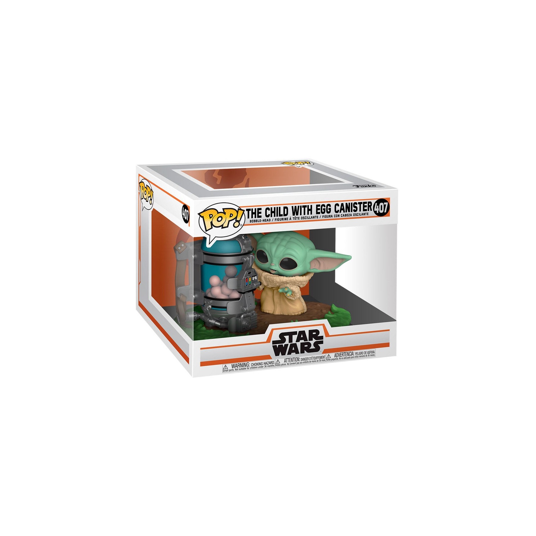 Figura POP Star Wars The Mandalorian Child with Canister