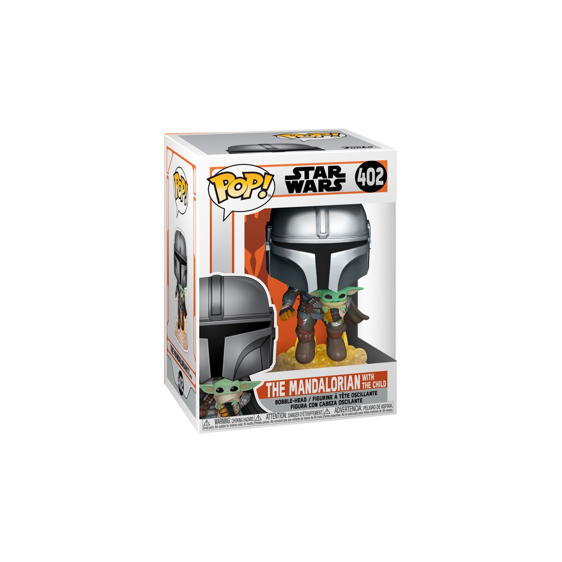 Figura POP Star Wars The Mandalorian Mando Flying with Jet Pack