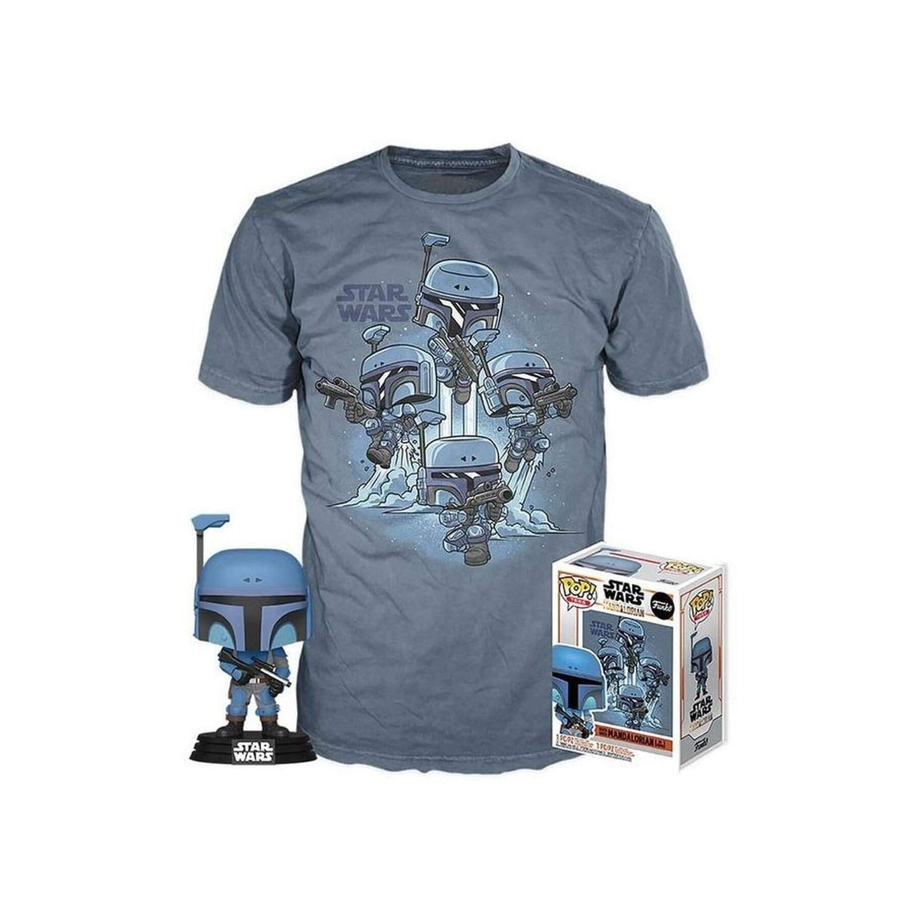 Set figura POP & Tee Star Wars Mandalorian L