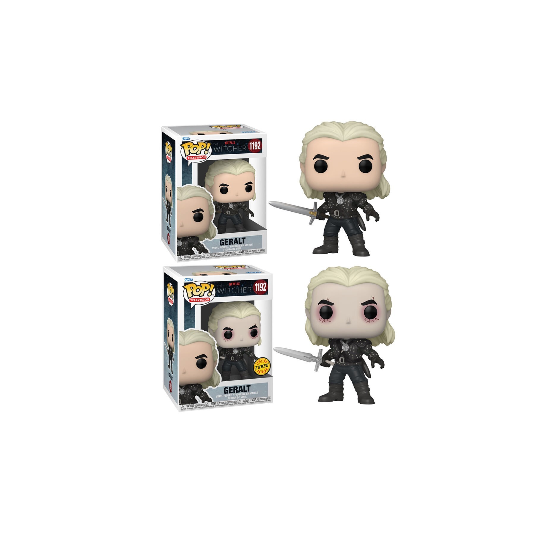 Figura POP The Witcher Geralt 5 + 1 Chase