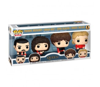 Blister 4 figuras POP Queen