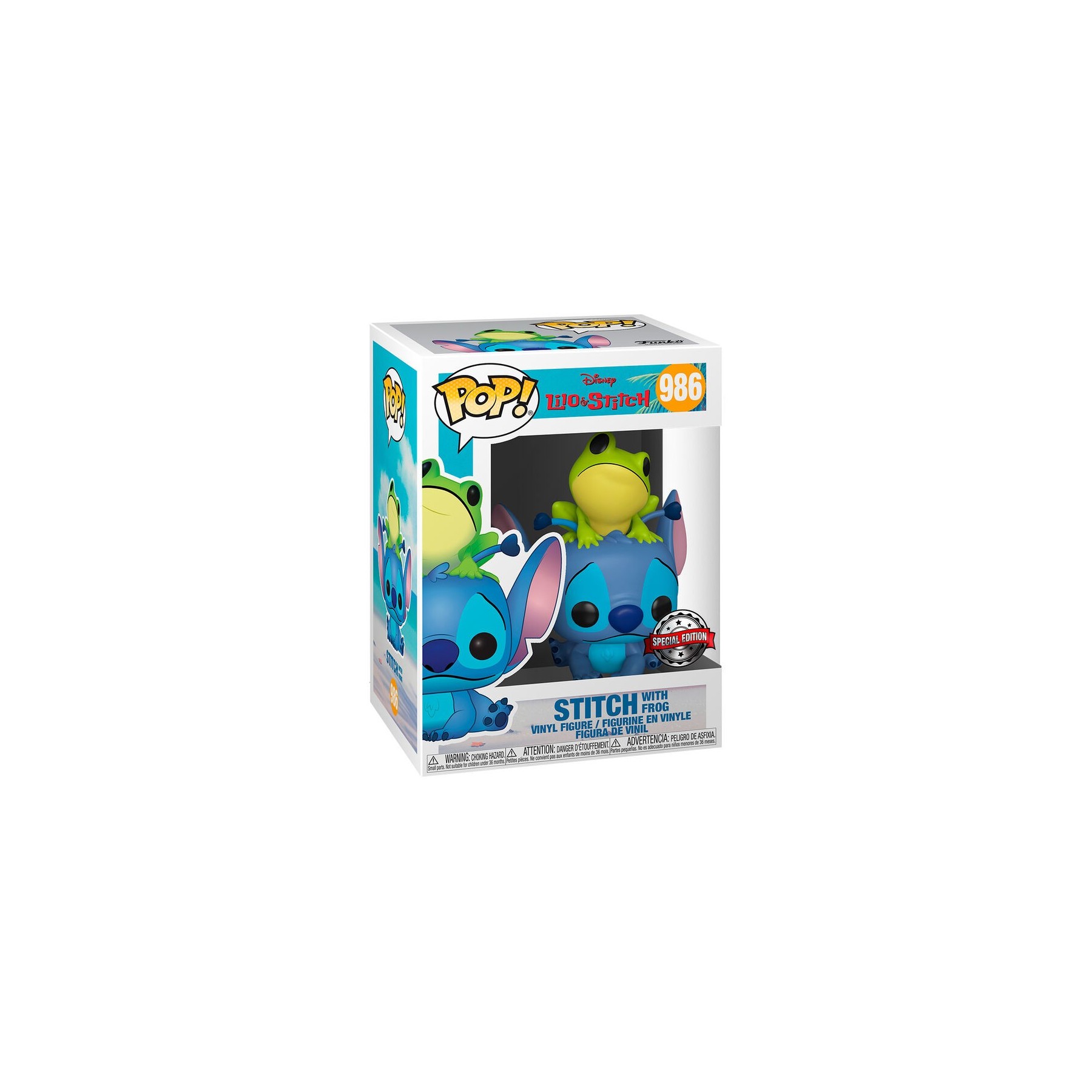 Figura POP Disney Lilo & Stitch - Stitch with Frog Exclusive