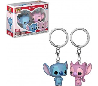 Blister llaveros Pocket POP Disney Stitch & Angel