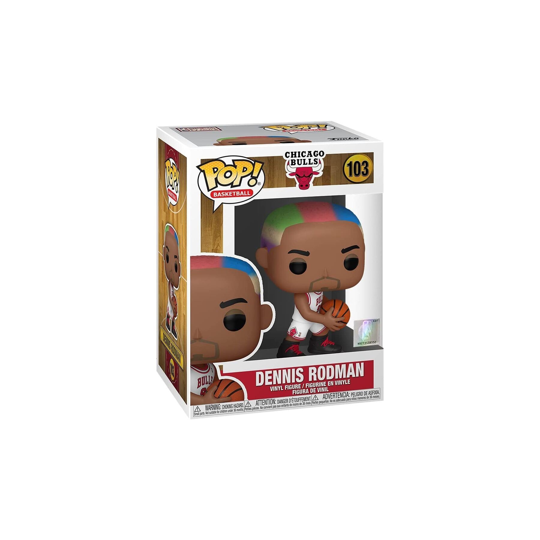 Figura POP NBA Legends Dennis Rodman Bulls Home