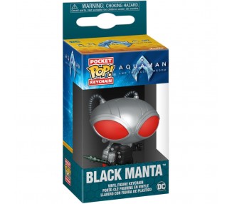 Llavero Pocket POP DC Comics Aquaman y el Reino Perdido Black Manta