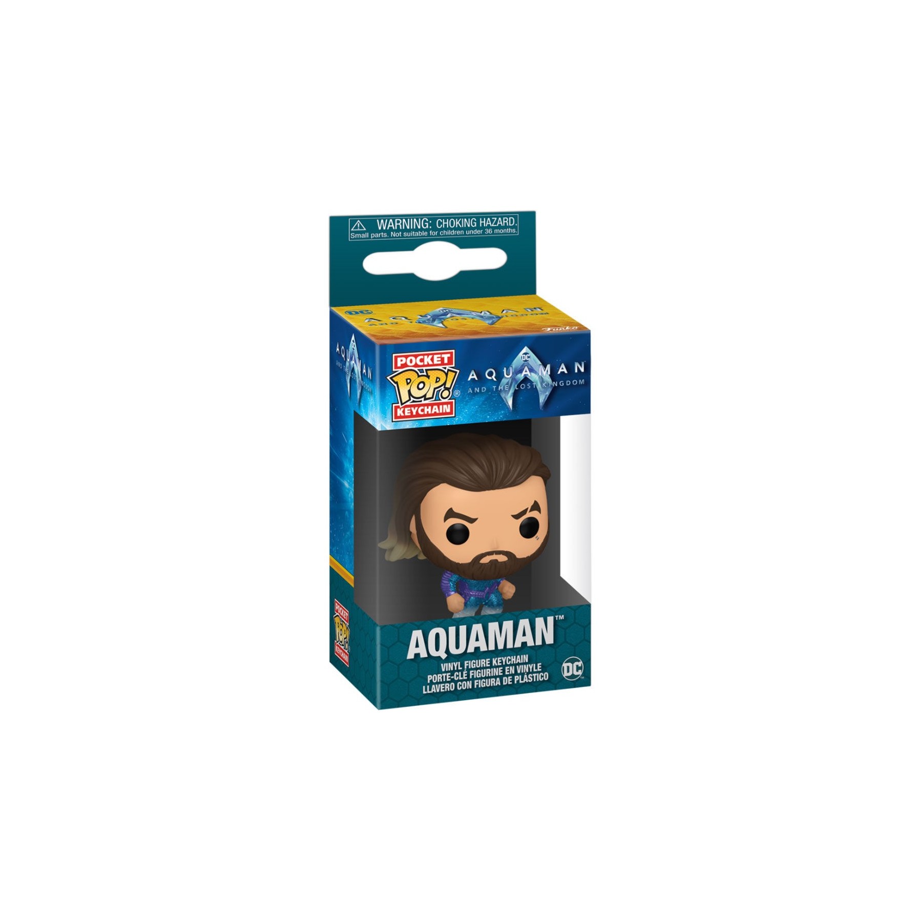 Llavero Pocket POP DC Comics Aquaman y el Reino Perdido Aquaman