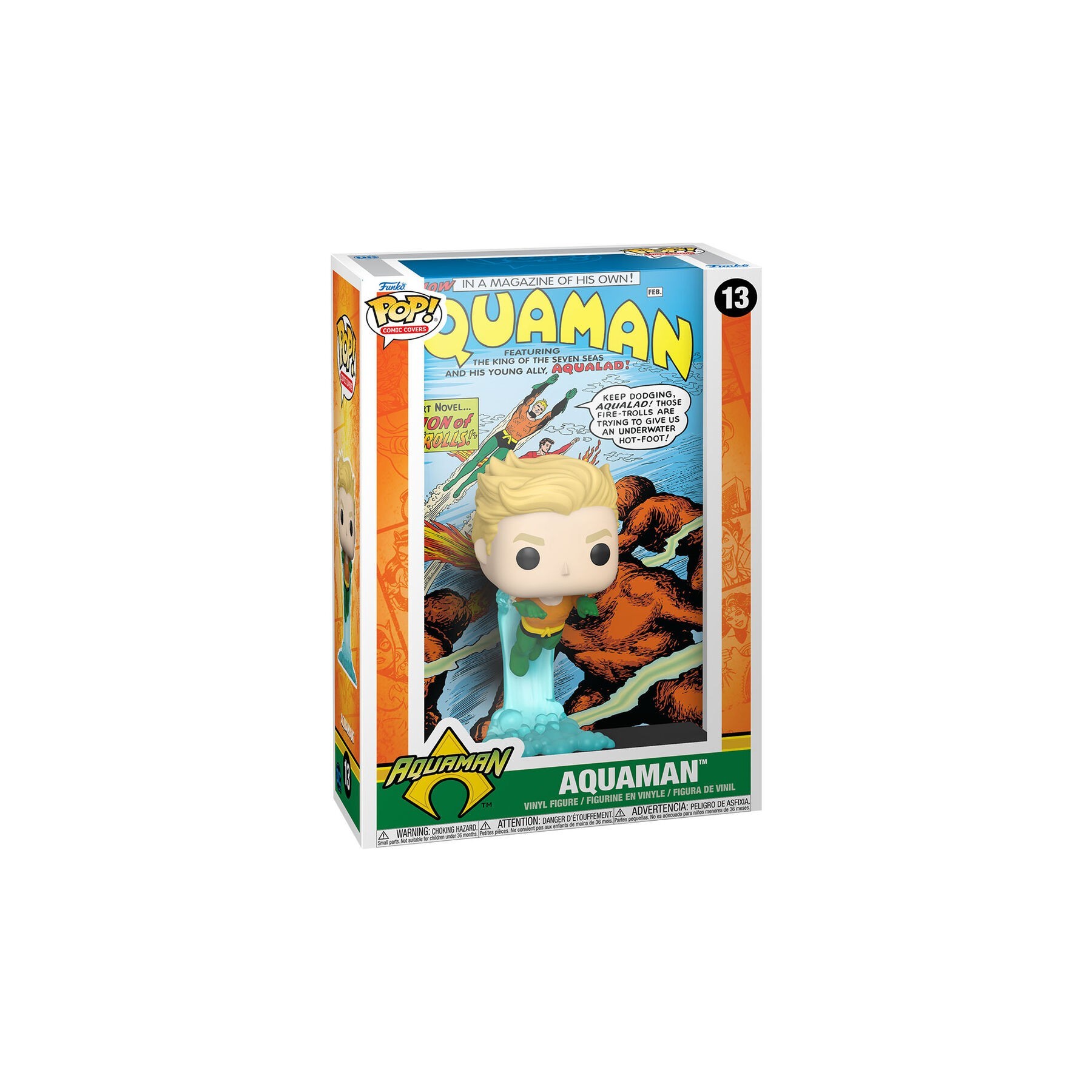 Figura POP Comic Cover DC Comics Aquaman