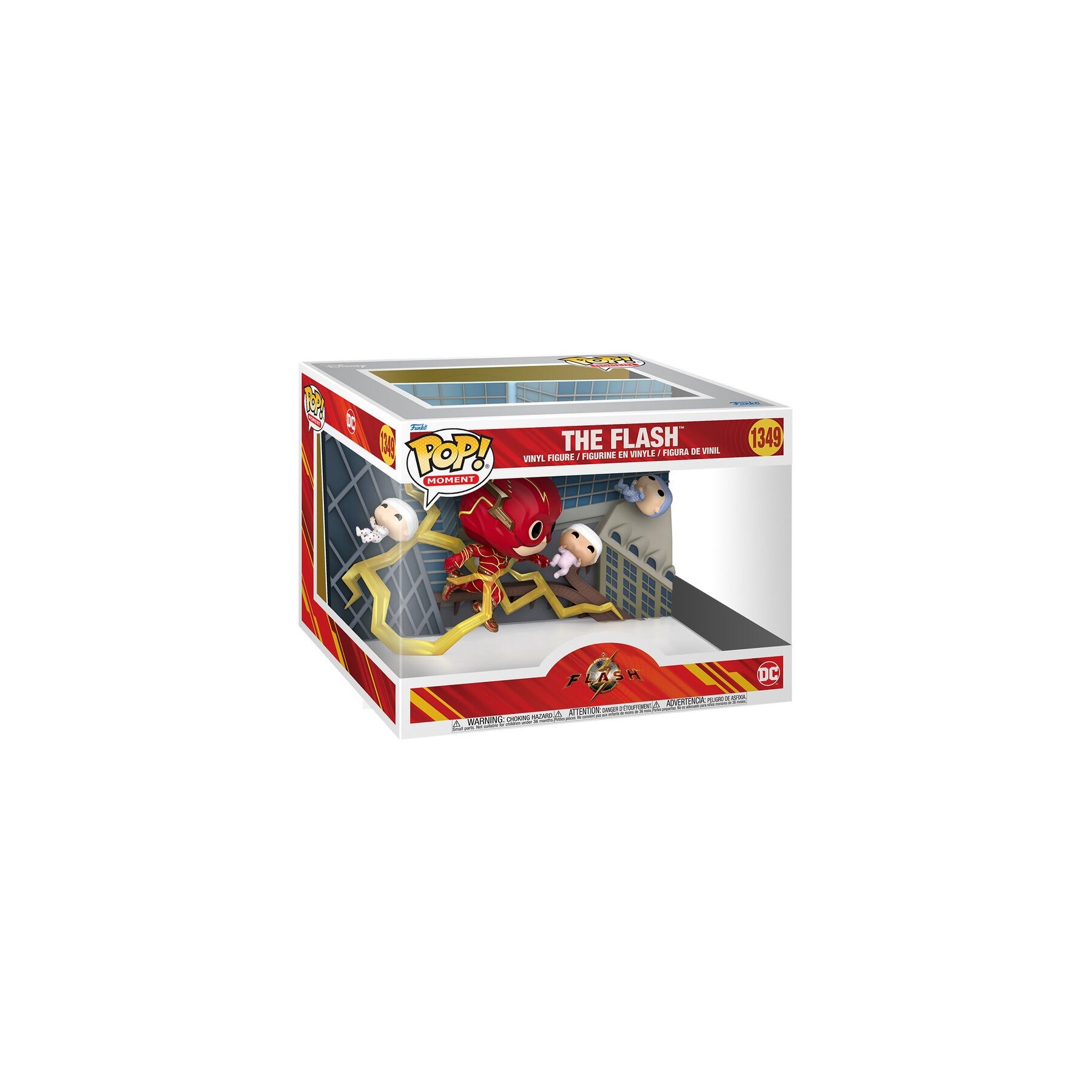 Figura POP Moment DC Comics The Flash Baby Rescue