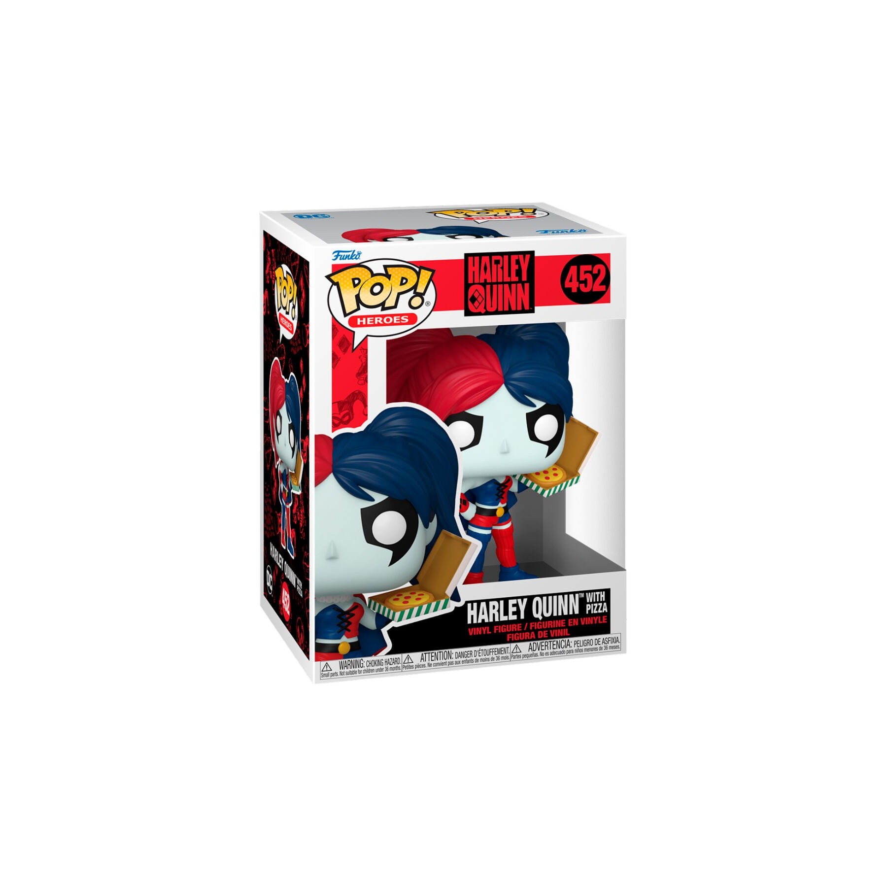 Figura POP DC Comics Harley Quinn with Pizza