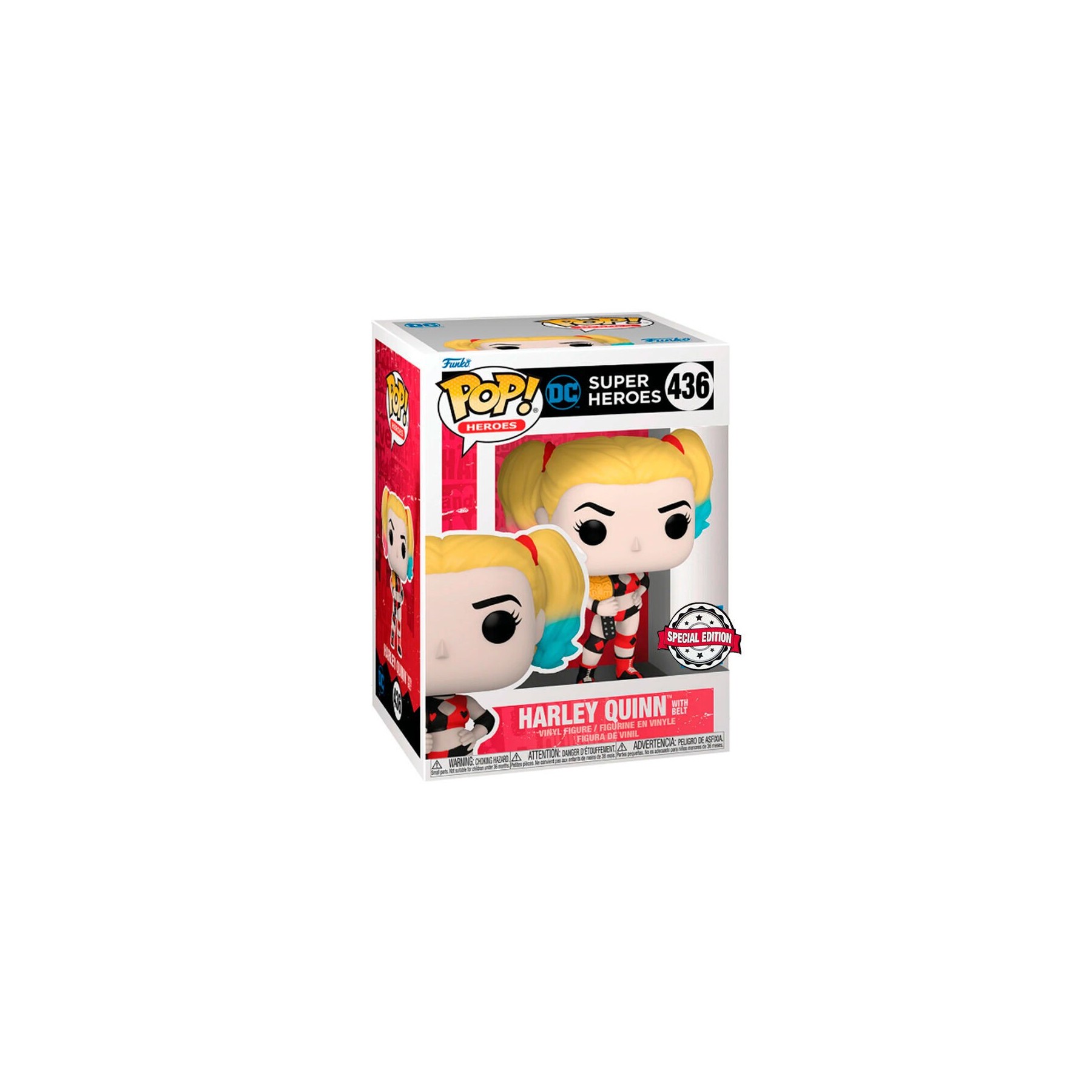 Figura POP DC Comics Super Heroes Harley Quinn Exclusive