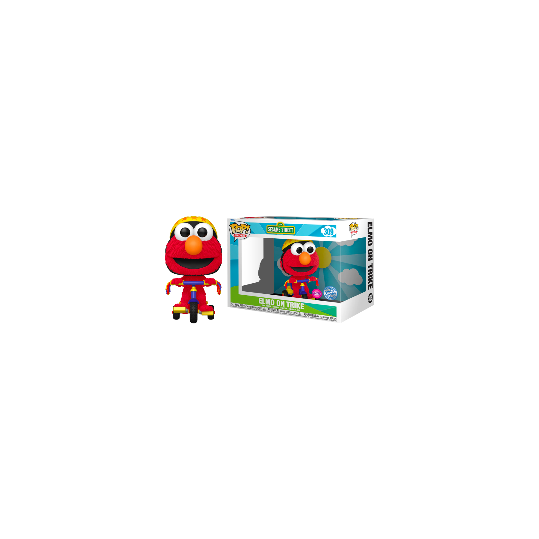 Figura POP Rider Barrio Sesamo Elmo on Trike Exclusive