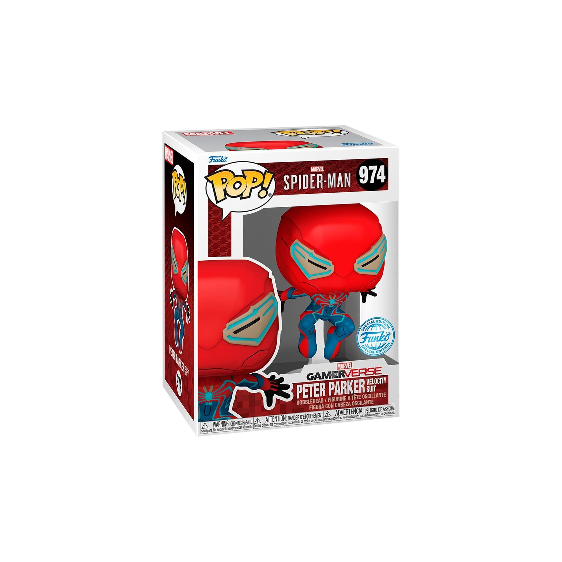 Figura POP Marvel Spider-Man Peter Parker Exclusive