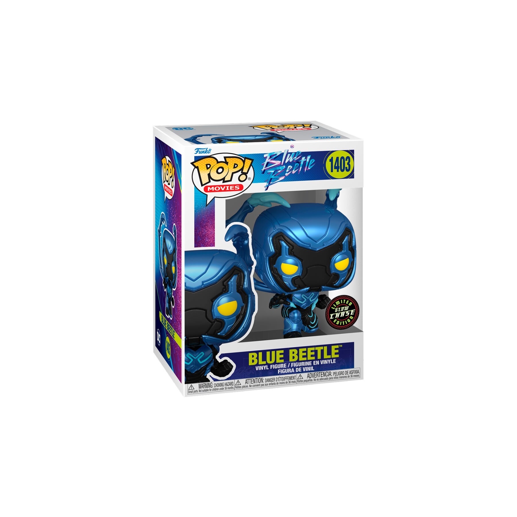 Figura POP DC Comics Blue Beetle - Blue Beetle chase