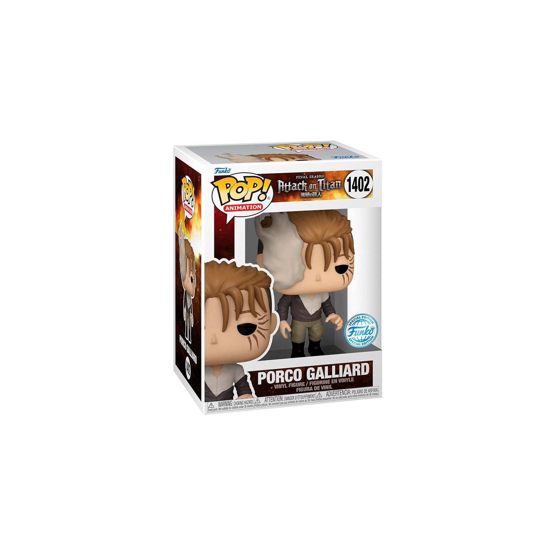 Figura POP Attack On Titan Porco Galliard Exclusive