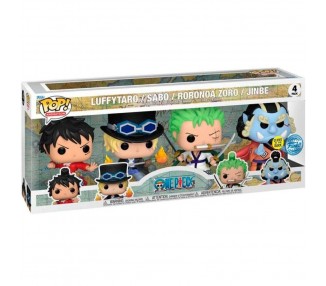 Blister 4 figuras POP One Piece Exclusive