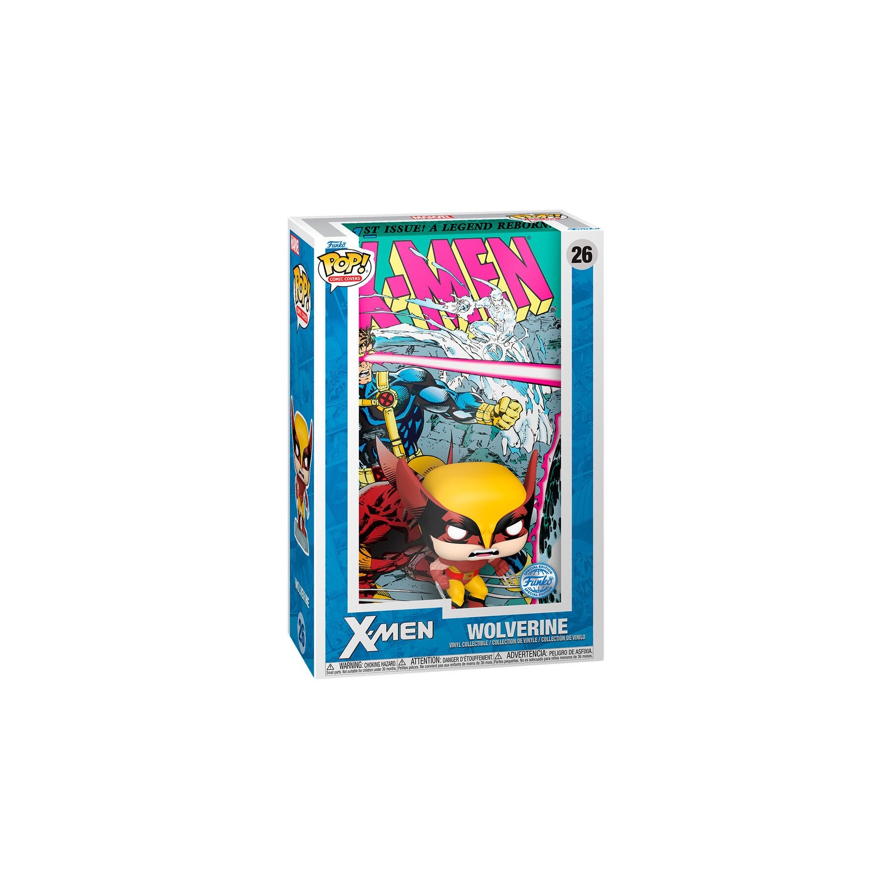 Figura POP Comic Cover Marvel X-Men Wolverine Exclusive