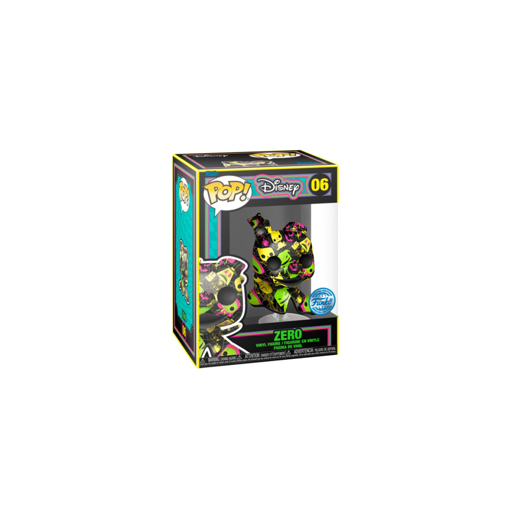 Figura POP Arts Series Disney Pesadilla Antes de Navidad Zero Exclusive