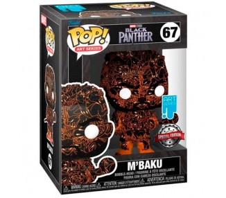 Figura POP Marvel Black Panther M Baku Artist + Case Exclusive