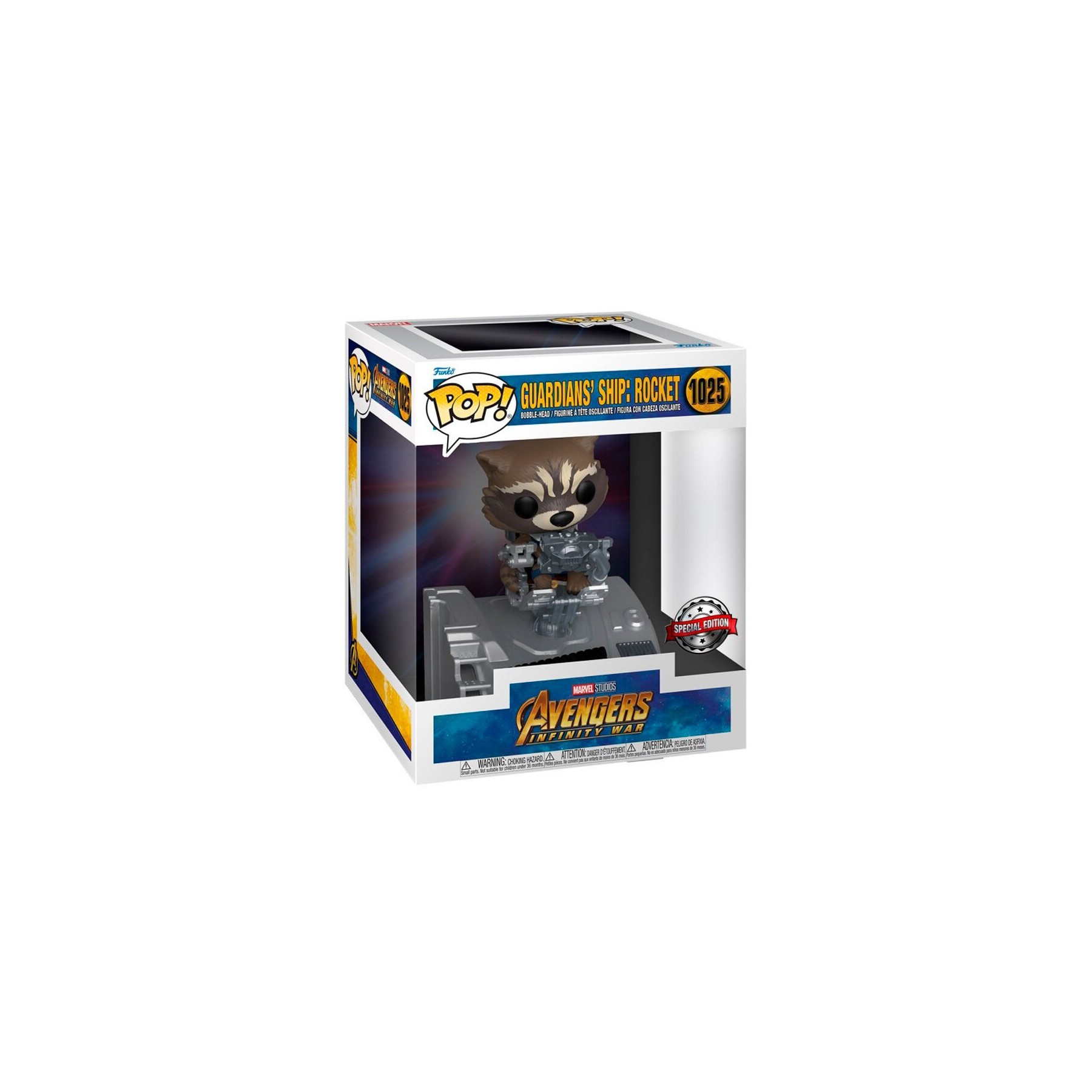 Figura POP Deluxe Marvel Guardianes de la Galaxia Guardians Ship Rocket