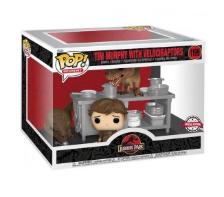 Figura POP Jurassic Park Tim & Velociraptors Exclusive