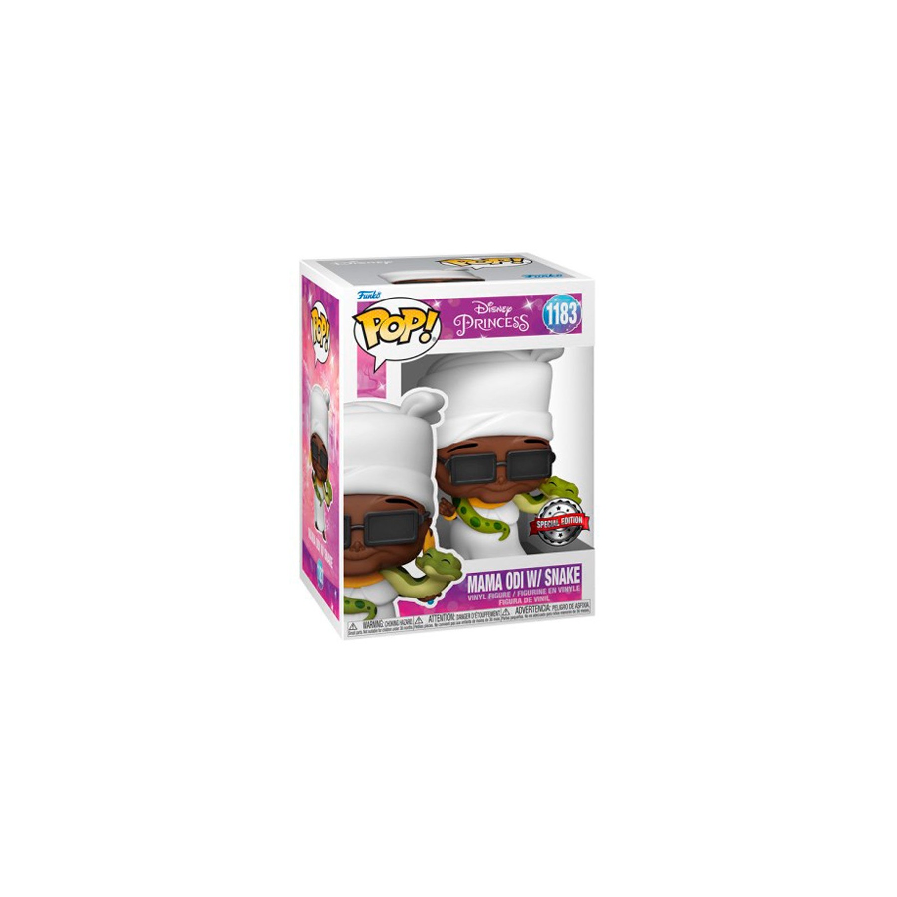 Figura POP Disney Tiana y el Sapo Mama Odi Snake Exclusive