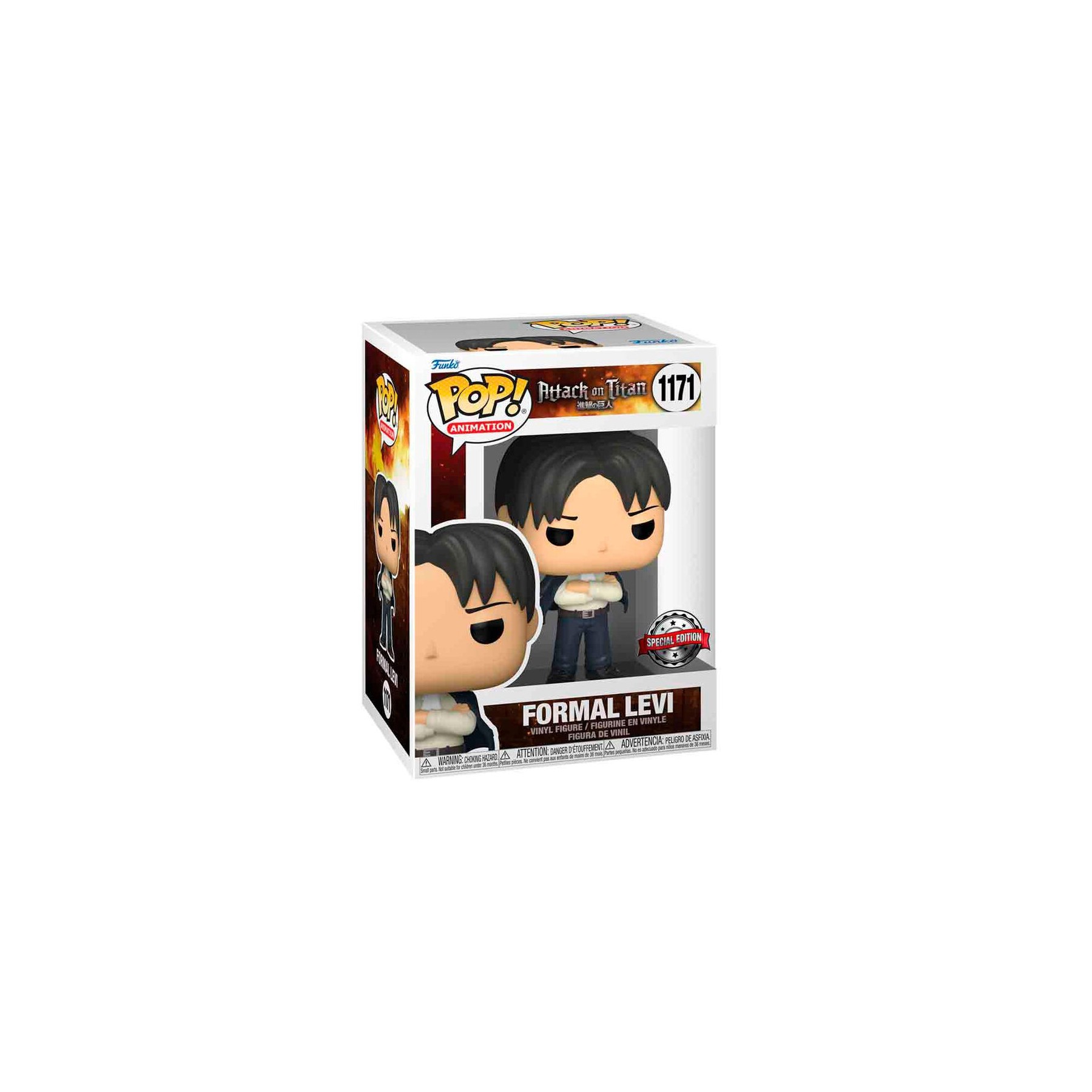 Figura POP Attack on Titan Formal Levi Exclusive