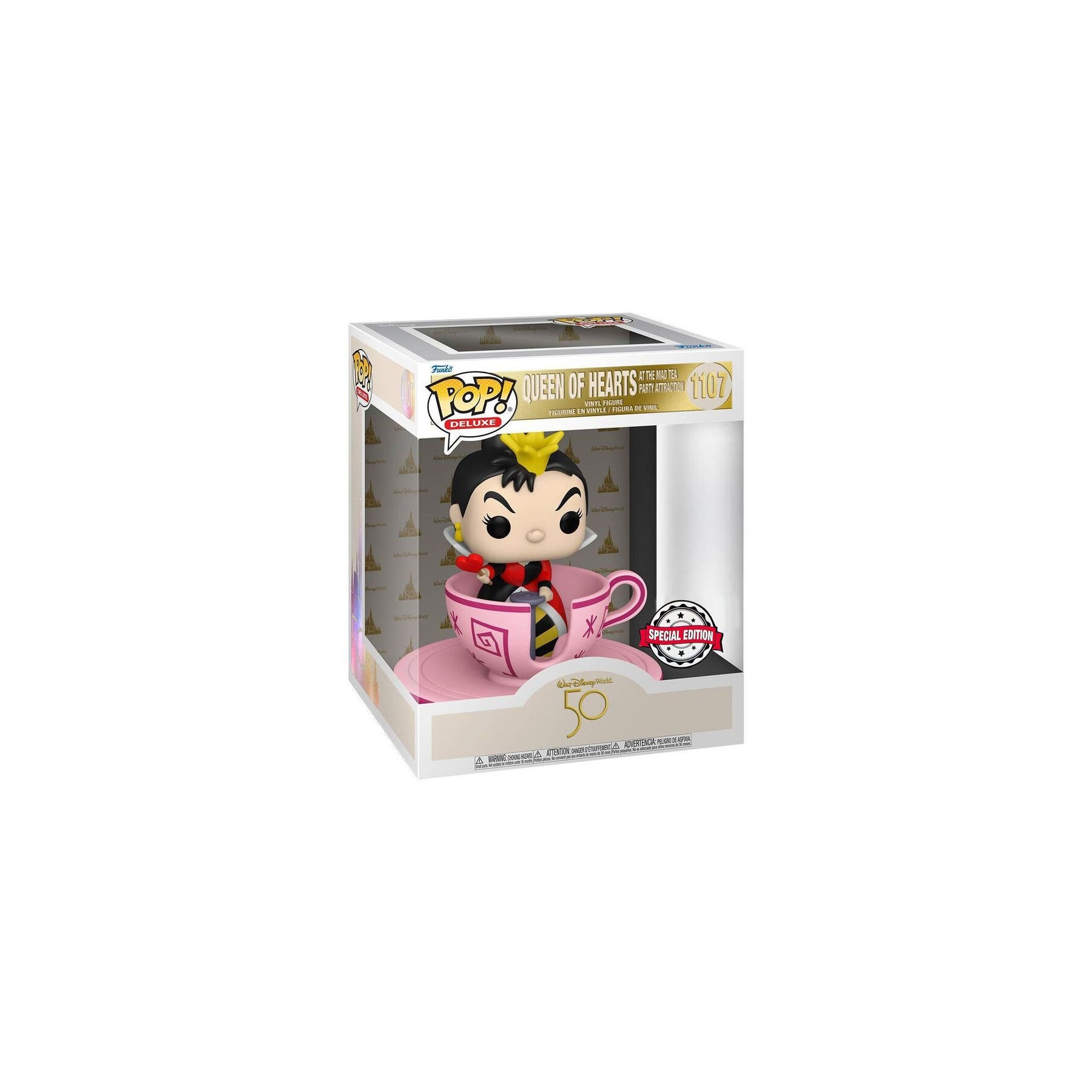 Figura POP Walt Disney World 50th Queen of Hearts at mad tea party Exclusive
