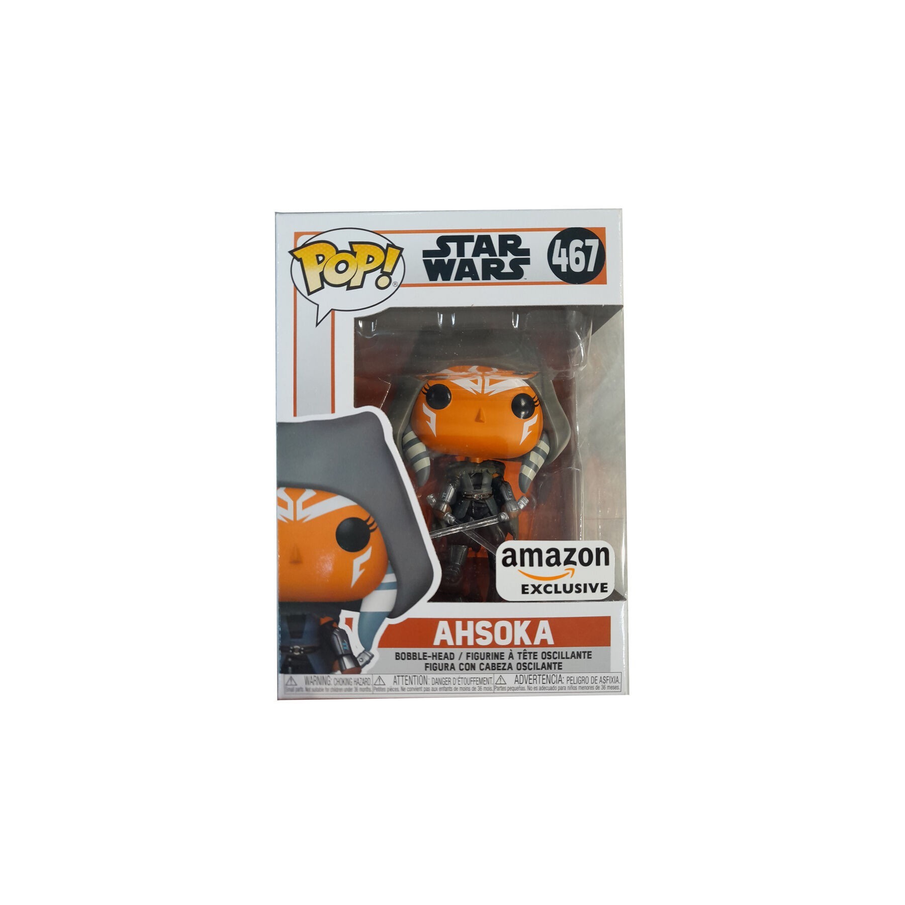 Figura POP Star Wars The Mandalorian Ahsoka Hooded Exclusive