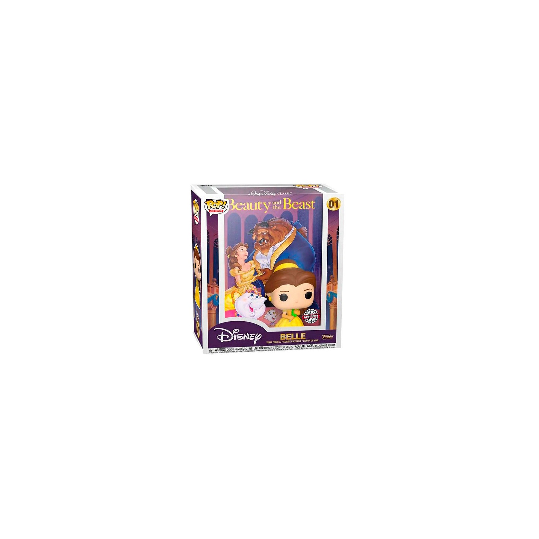 Figura POP Disney La Bella y la Bestia Belle Exclusive