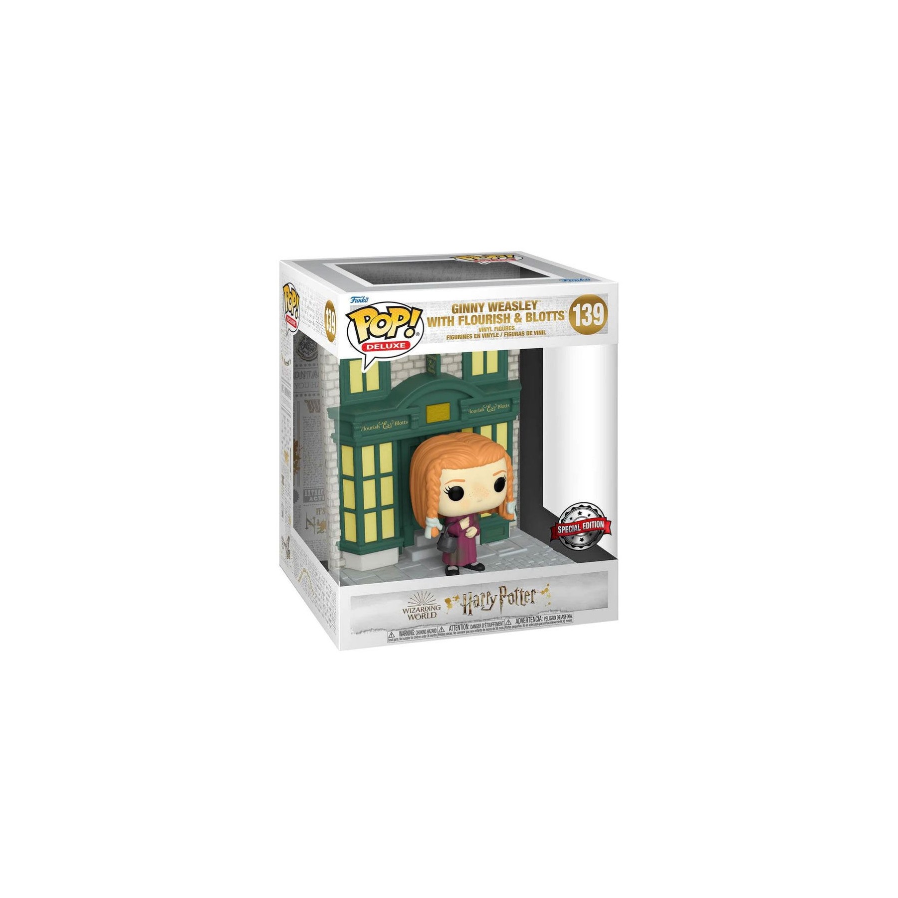 Figura POP Harry Potter Diagon Alley Ginny Weasley Flourish & Blotts Exclusive