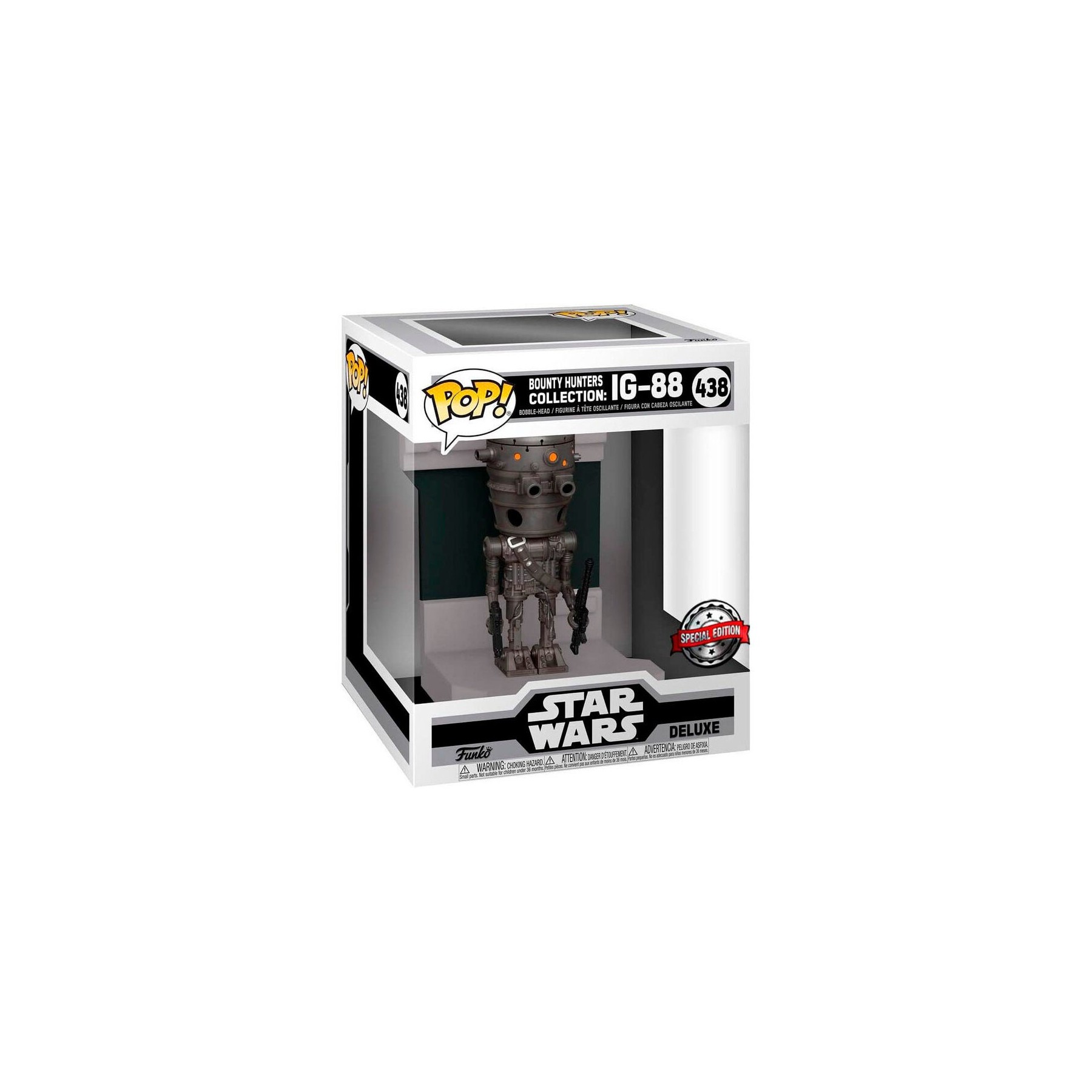 Figura POP Deluxe Star Wars Bounty Hunters IG-88 Exclusive