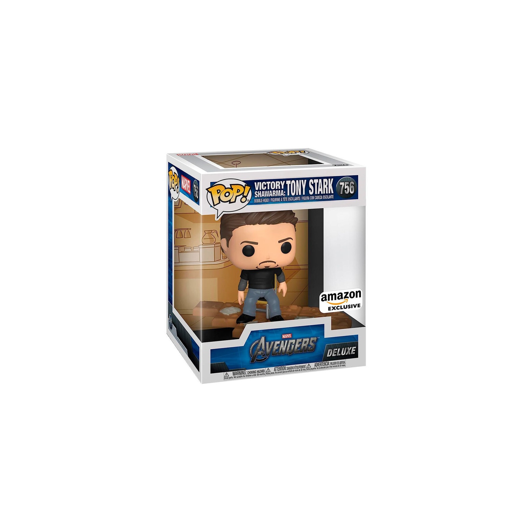 Figura POP Deluxe Marvel Los Vengadores Avengers Tony Stark Exclusive