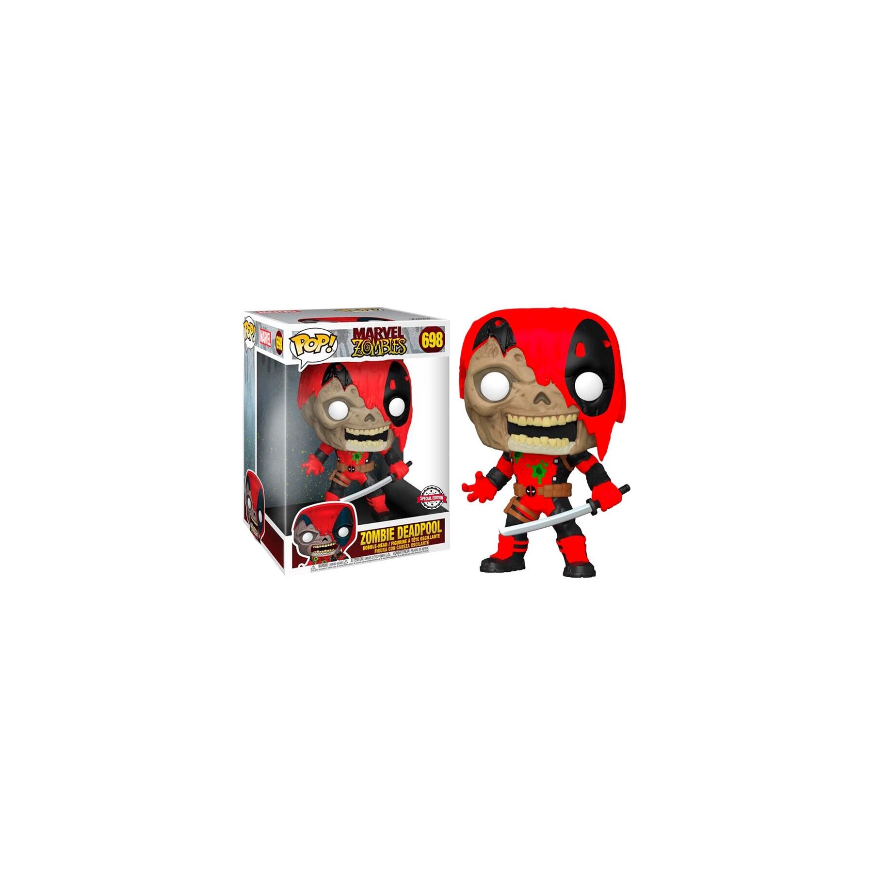 Figura POP Marvel Zombies - Zombie Deadpool Exclusive 25cm
