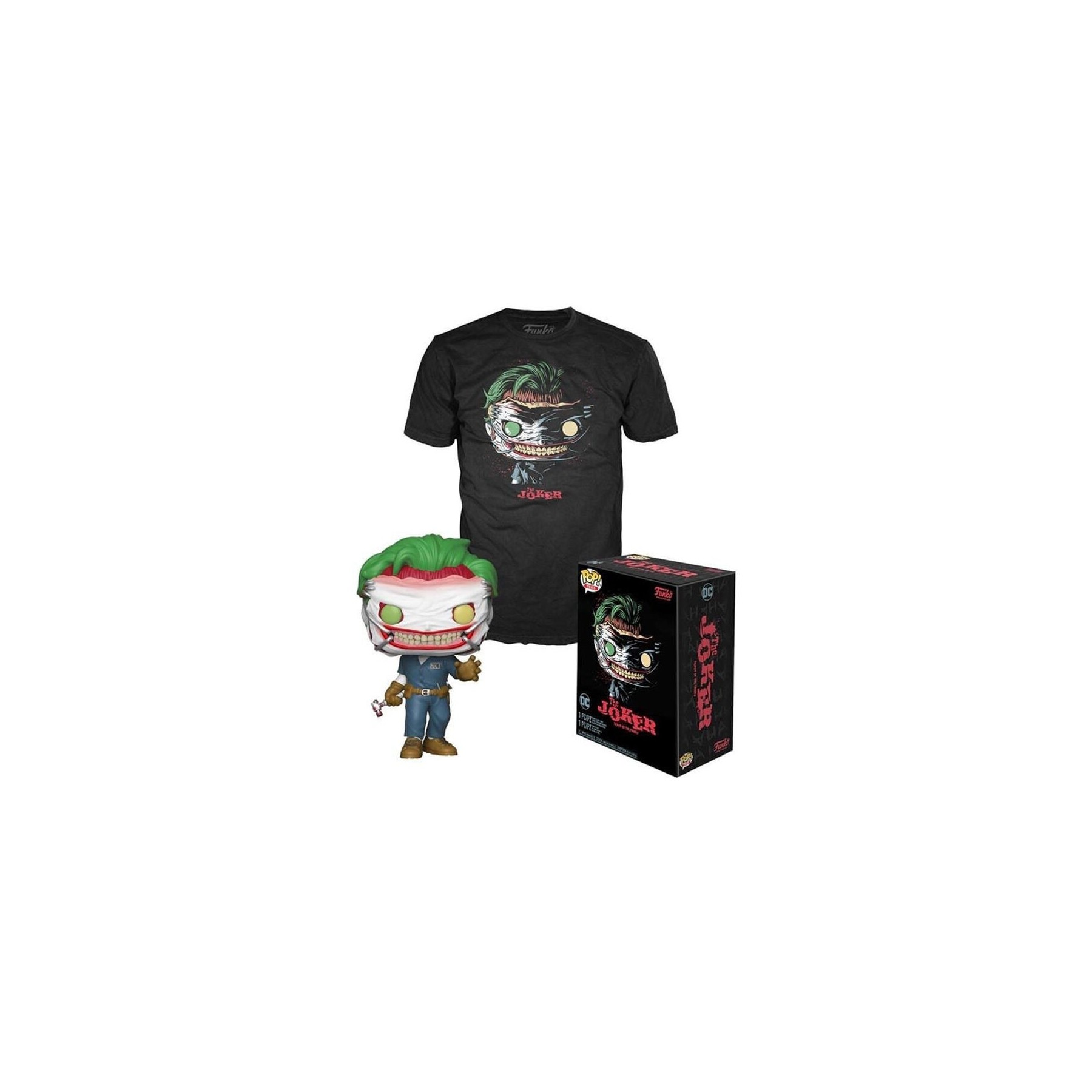 Set figura POP & Tee DC Comics The Joker Exclusive M