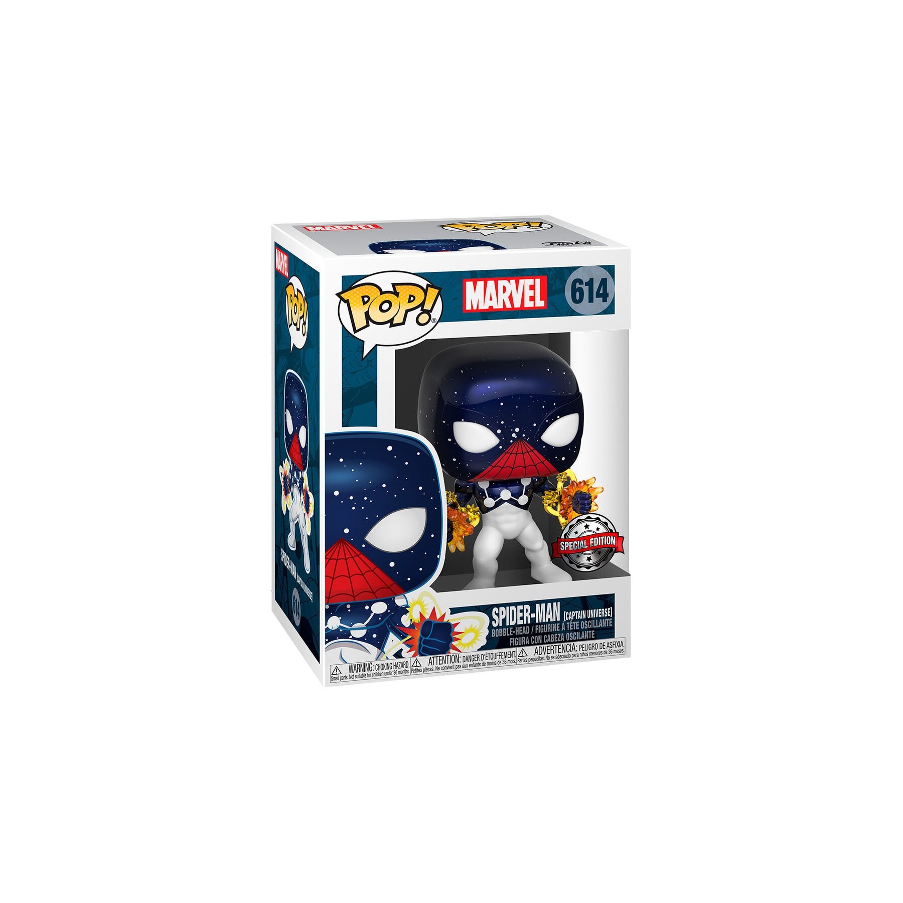Figura POP Marvel Spider-Man Captain Universe Exclusive