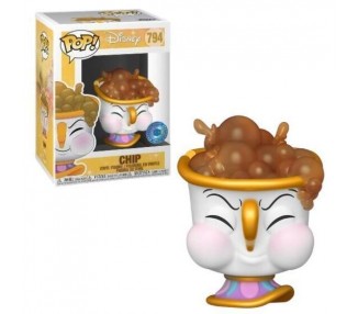 Figura POP Disney La Bella y la Bestia Chip Exclusive