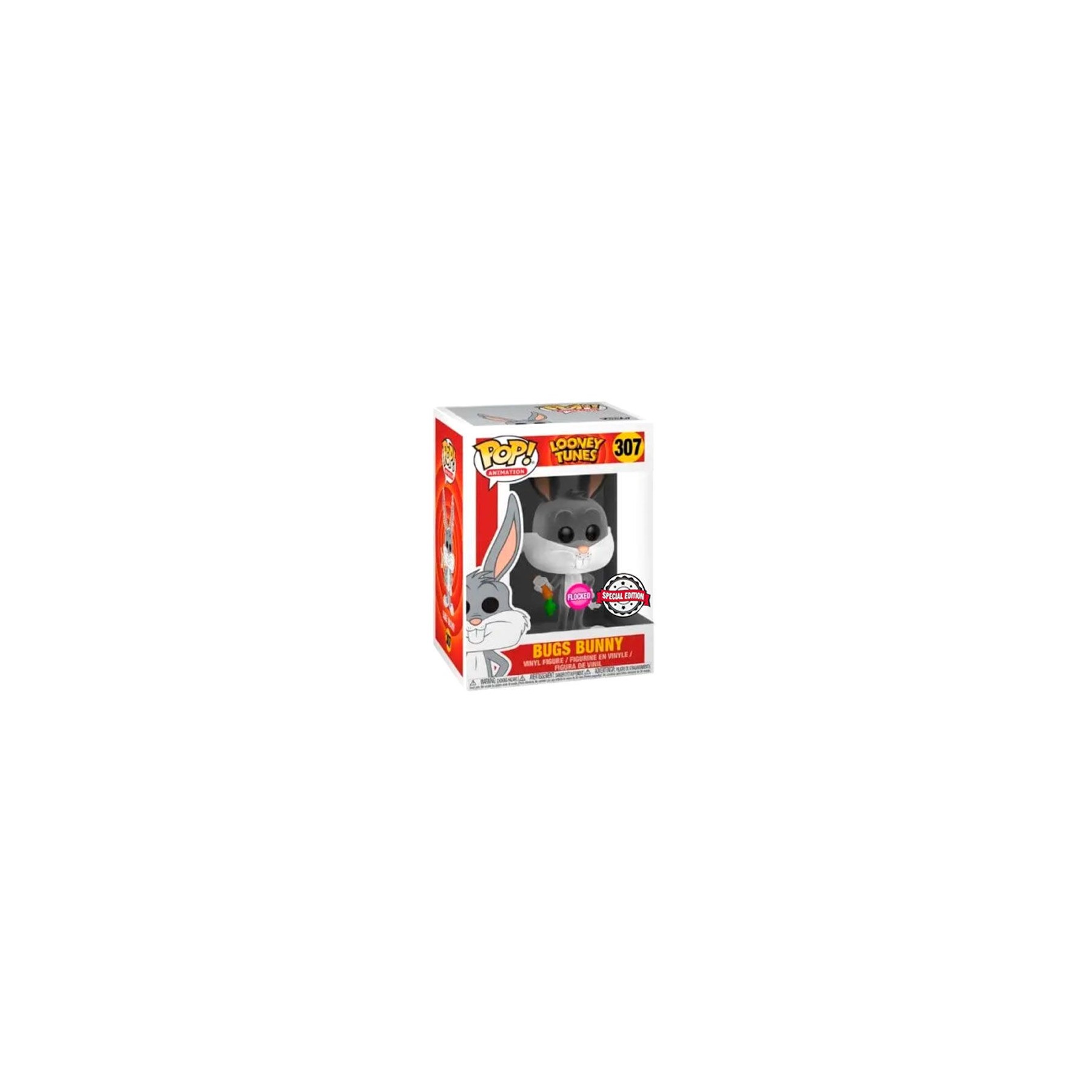 Figura POP Looney Tunes Bugs Bunny Flocked Exclusive