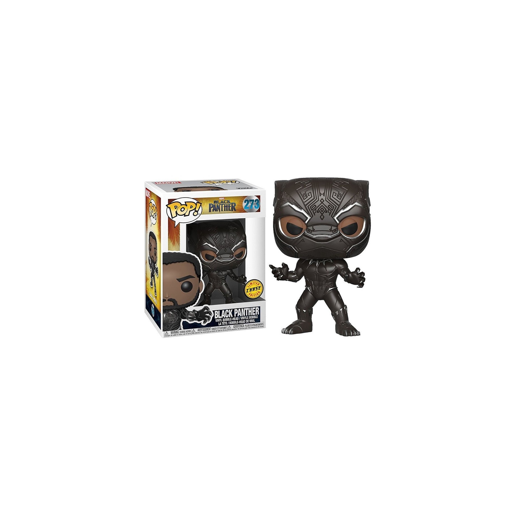 Figura POP Marvel Black Panther Chase