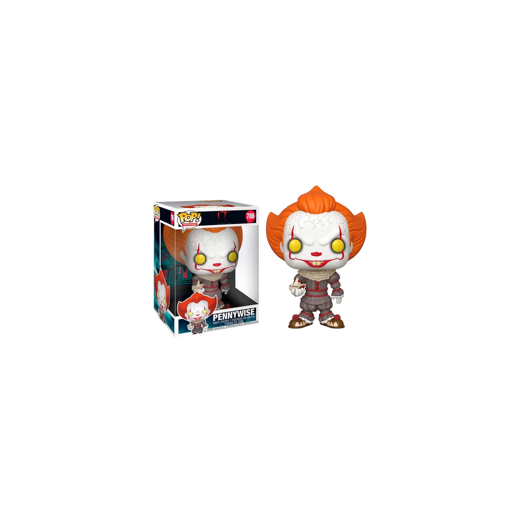 Figura POP IT Chapter 2 Pennywise with Boat 25cm