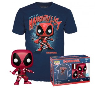 Set figura POP & Tee Marvel Deadpool