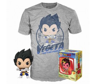 Set figura POP & Tee Dragon Ball Z Vegeta