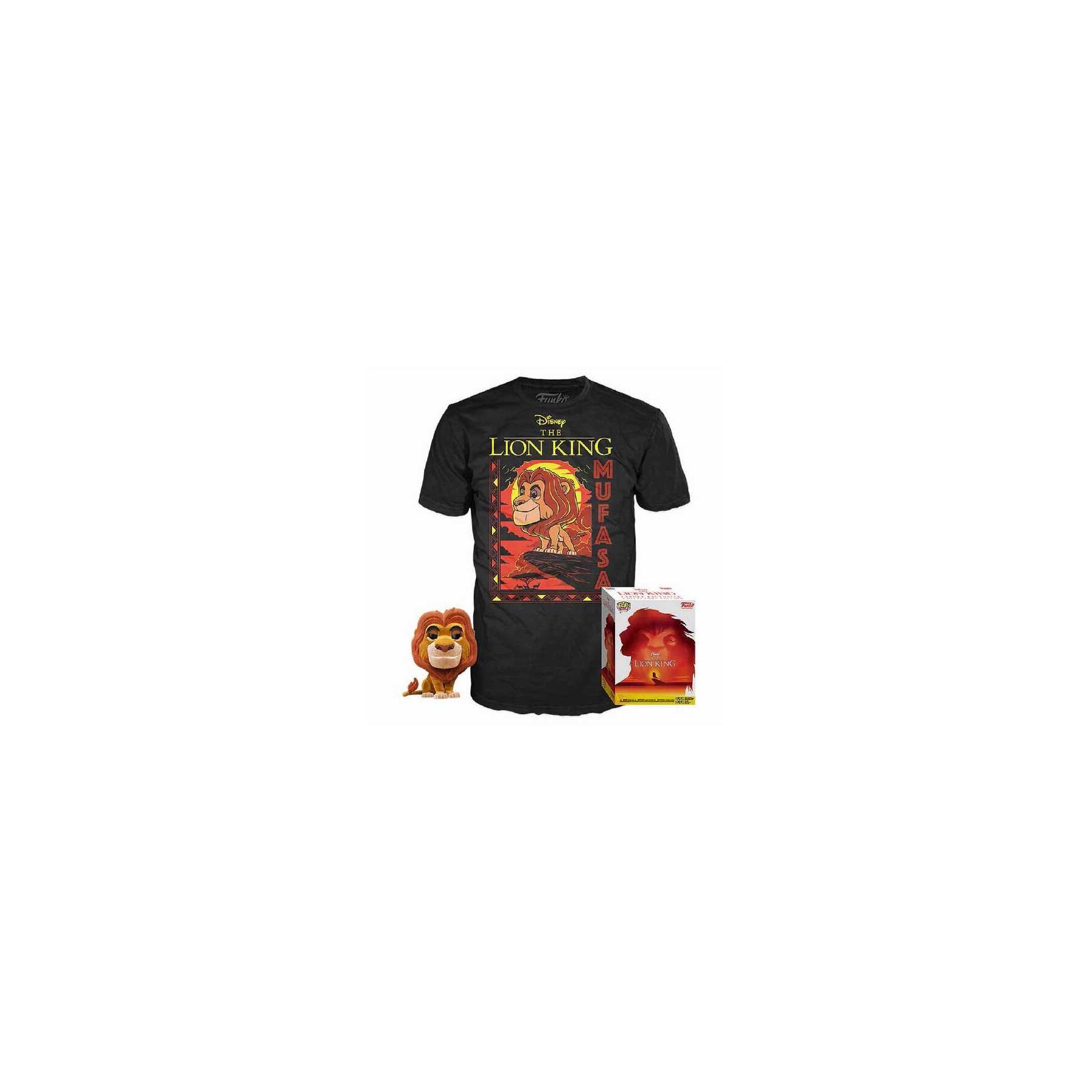 Set figura POP & Tee Disney El Rey Leon Mufasa